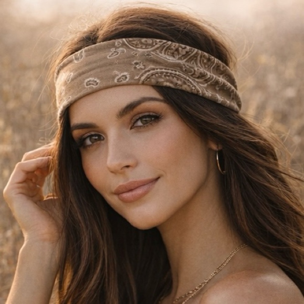 NWOT Pack of 2 Colorful Patterned Headbands